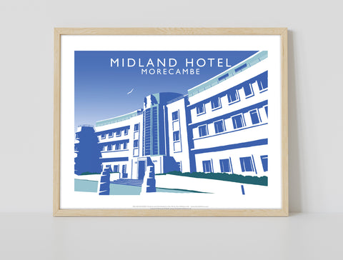 Midland Hotel, Morecambe By Artist Richard O'Neill Art Print