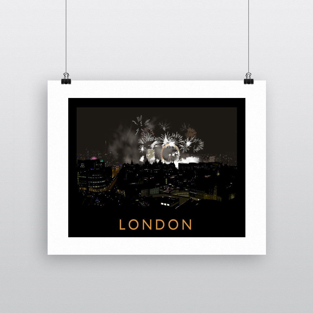 London at night 11x14 Print