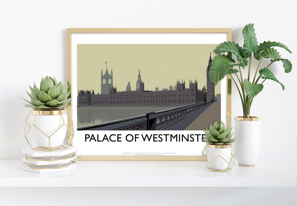 Palace Of Westminster By Artist Richard O'Neill Art Print