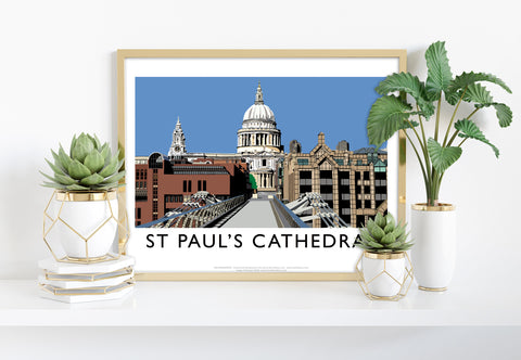 St Pauls Cathedral By Artist Richard O'Neill - Art Print