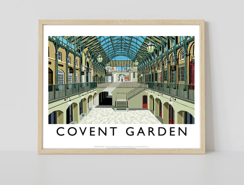 Covent Garden By Artist Richard O'Neill - Premium Art Print