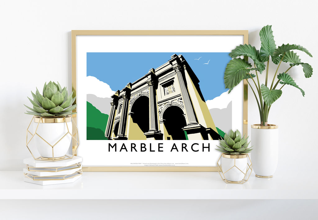 Marble Arch By Artist Richard O'Neill - Premium Art Print