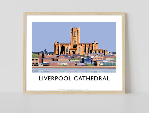Liverpool Cathedral By Artist Richard O'Neill - Art Print
