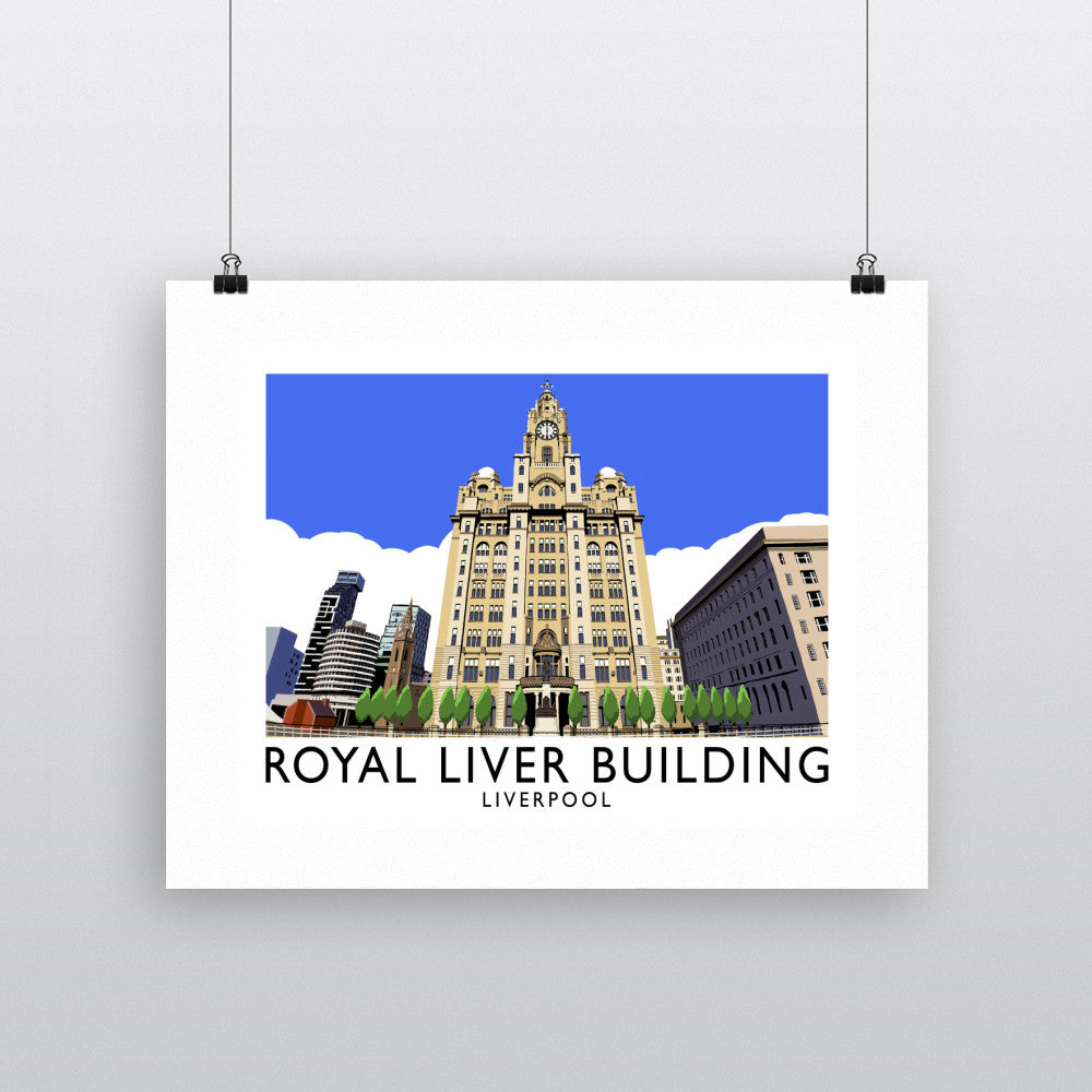 Royal Liver Building, Liverpool 11x14 Print