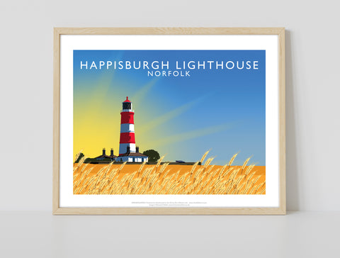 Happisburgh Lighthouse By Artist Richard O'Neill Art Print