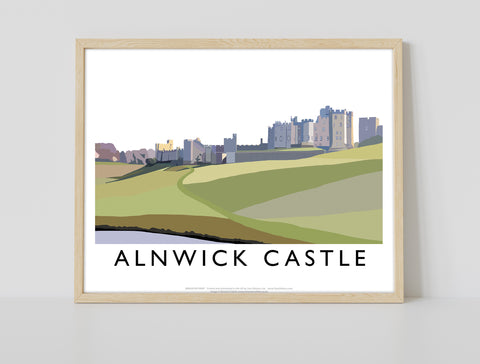 Alnwick Castle By Artist Richard O'Neill - 11X14inch Premium Art Print