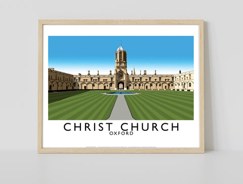 Christ Church By Artist Richard O'Neill - Premium Art Print