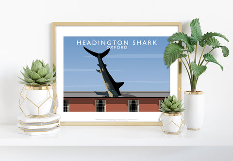 Headington Shark By Artist Richard O'Neill - Art Print