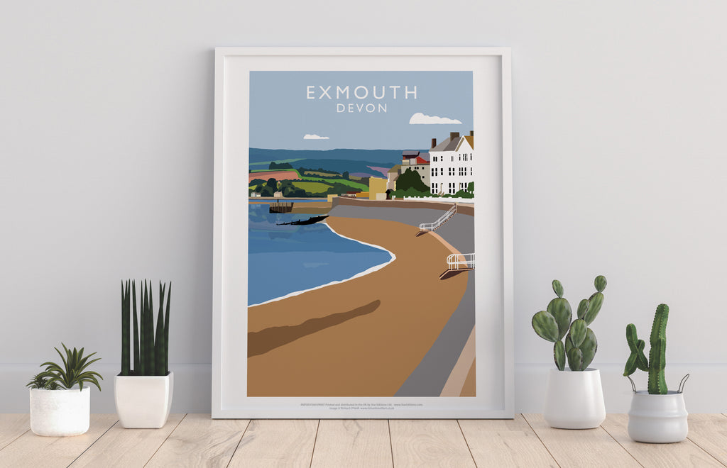 Exmouth, Devon - 11X14inch Premium Art Print