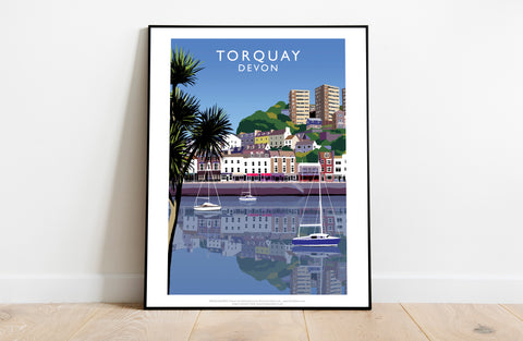 Torquay, Devon - 11X14inch Premium Art Print