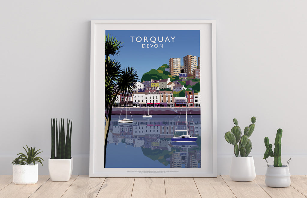 Torquay, Devon - 11X14inch Premium Art Print