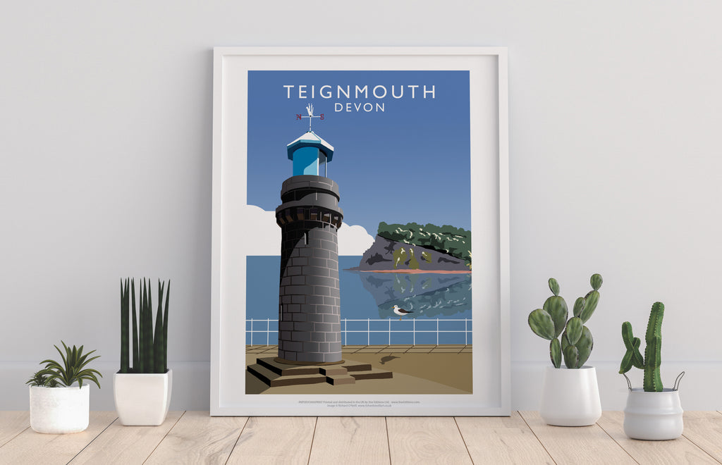 Teignmouth, Devon - 11X14inch Premium Art Print