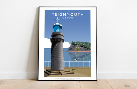 Teignmouth, Devon - 11X14inch Premium Art Print