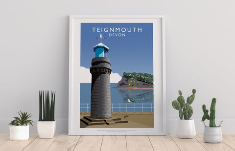 Teignmouth, Devon - 11X14inch Premium Art Print