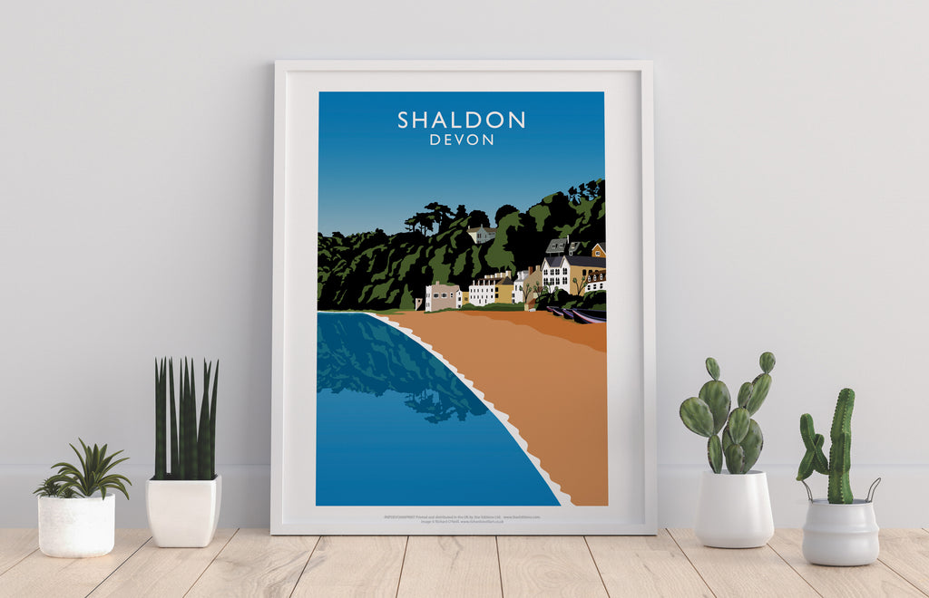 Shaldon, Devon - 11X14inch Premium Art Print