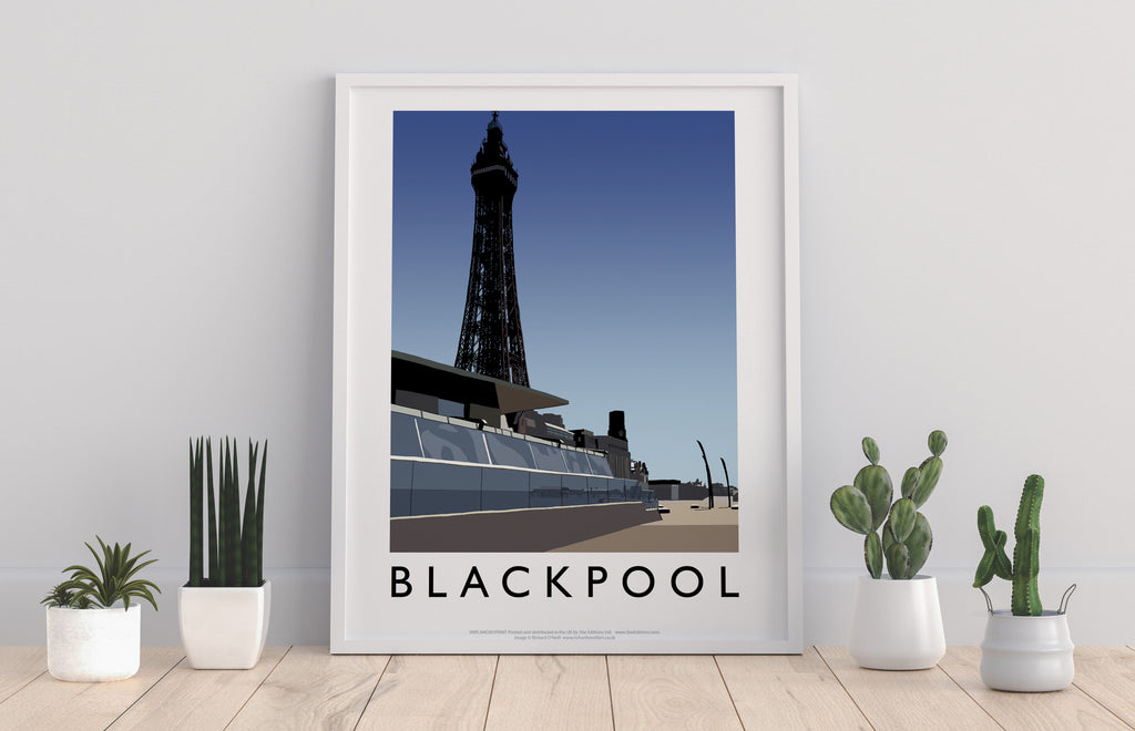 Blackpool Tower, Blackpool - 11X14inch Premium Art Print