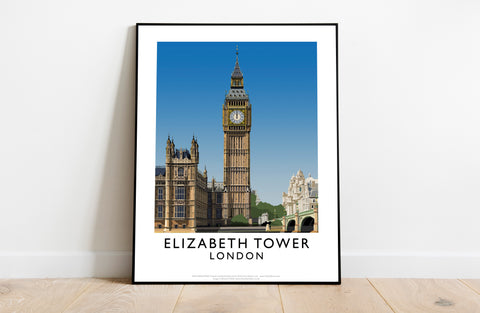 Elizabeth Tower, London - 11X14inch Premium Art Print