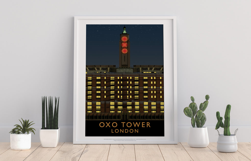 Oxo Tower, London - 11X14inch Premium Art Print