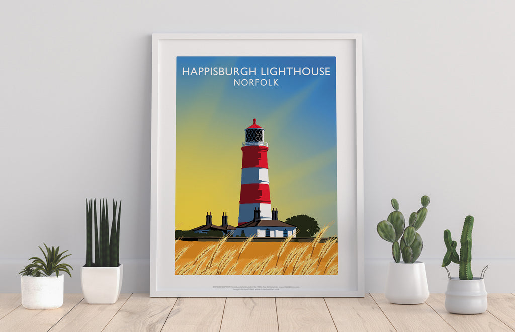 Happisburgh Lighthouse, Norfolk - 11X14inch Premium Art Print