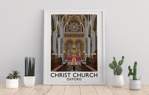 Christ Church, Oxford - 11X14inch Premium Art Print