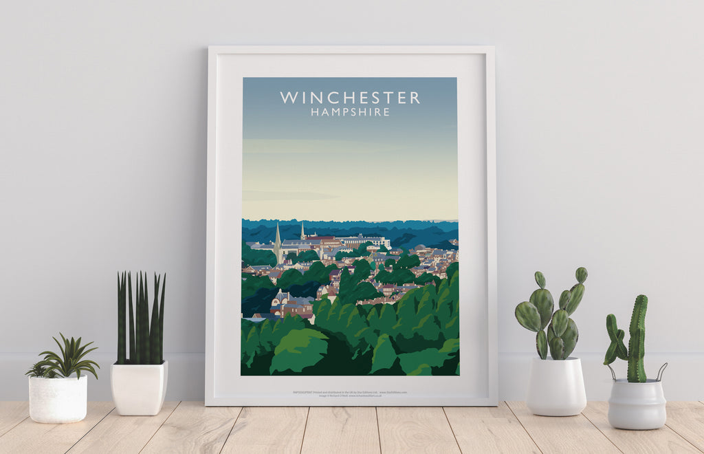 Winchester, Hampshire - 11X14inch Premium Art Print