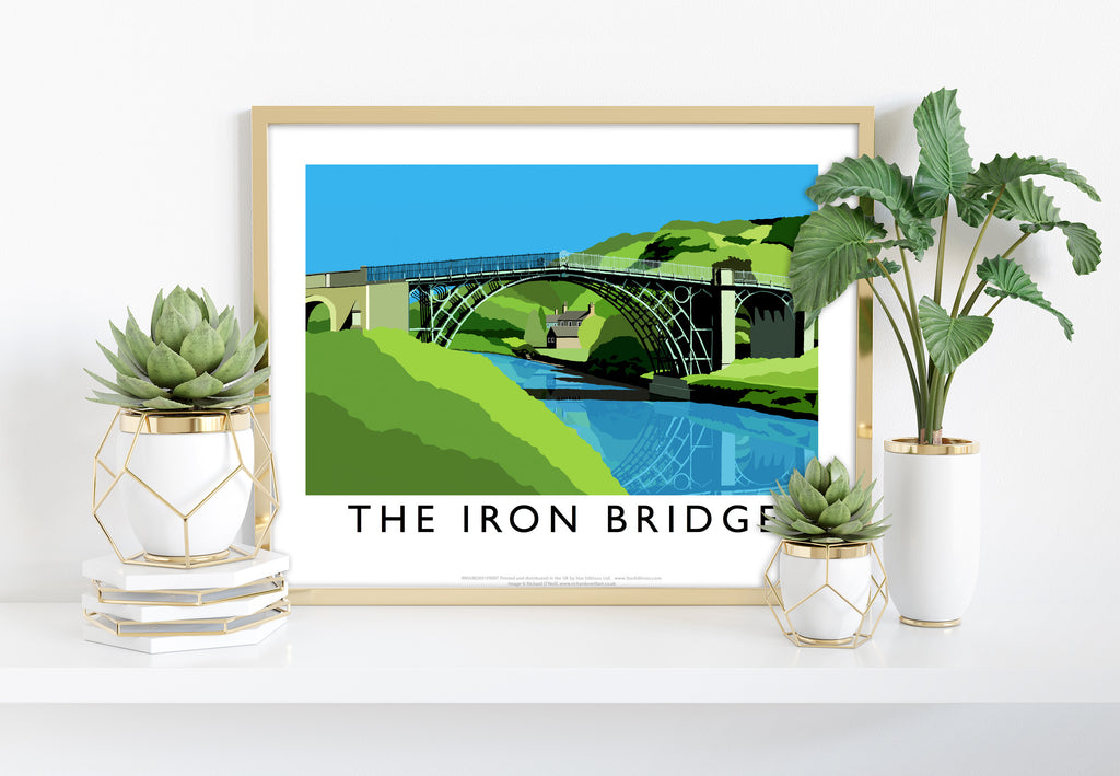 The Iron Bridge By Artist Richard O'Neill - Art Print