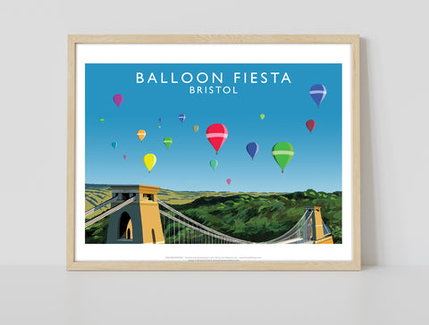 Balloon Fiesta, Bristol By Artist Richard O'Neill Art Print