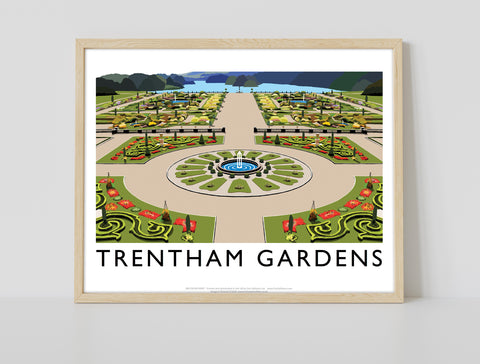 Trentham Gardens By Artist Richard O'Neill - Art Print