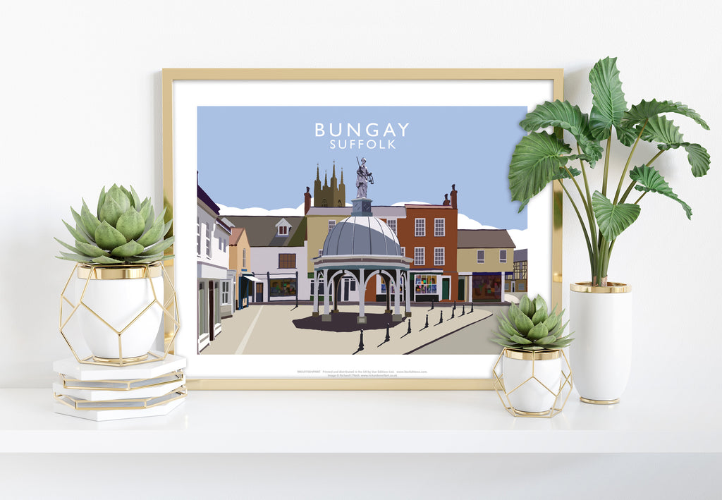 Bungay, Suffolk By Artist Richard O'Neill - Art Print