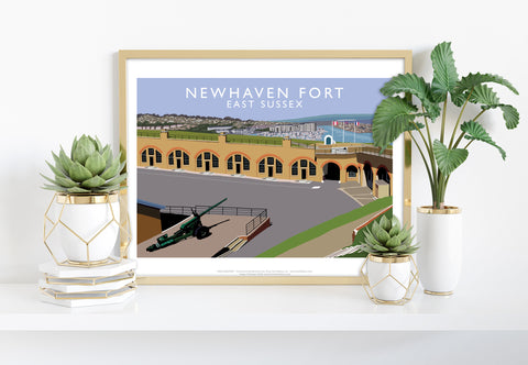 Newhaven Fort By Artist Richard O'Neill - Premium Art Print