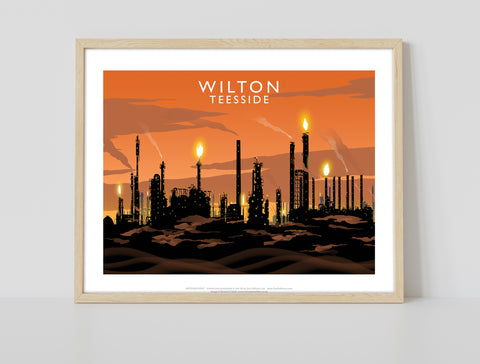 Wilton, Teesside By Artist Richard O'Neill - Art Print