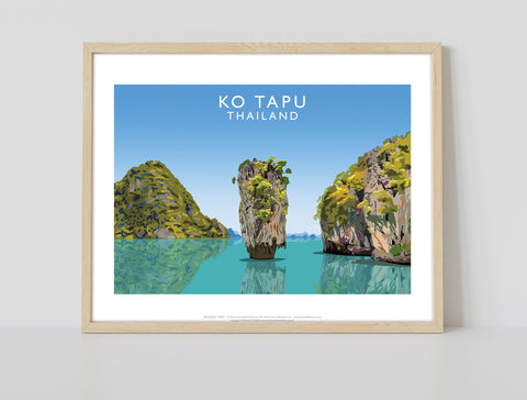 Ko Tapu, Thailand By Artist Richard O'Neill - Art Print