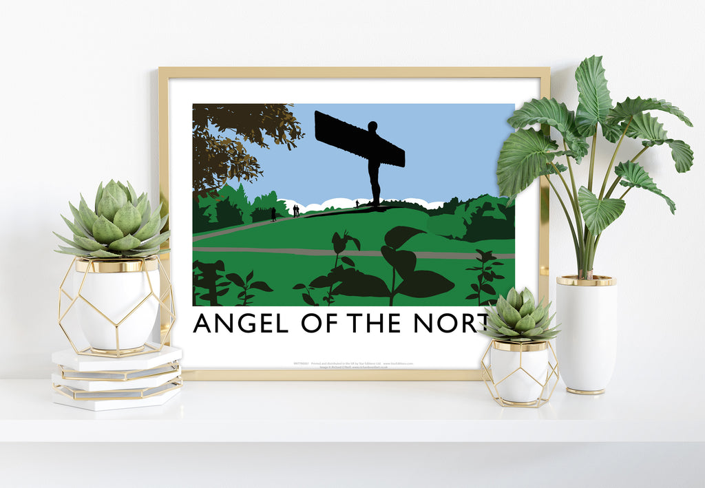 Angel Of The North By Artist Richard O'Neill - Art Print