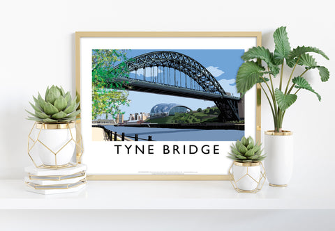 Tyne Bridge By Artist Richard O'Neill - Premium Art Print