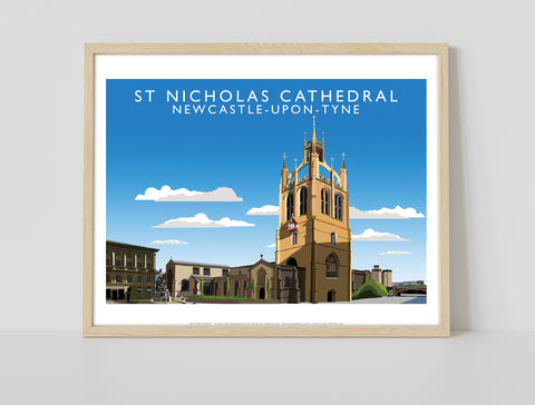 Nicholas Cathedral By Artist Richard O'Neill - Art Print