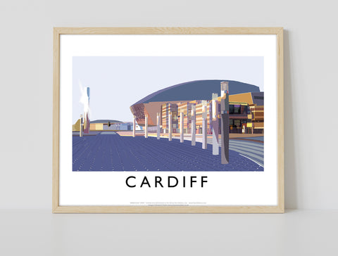 Cardiff By Artist Richard O'Neill - 11X14inch Premium Art Print