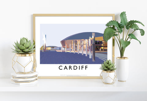 Cardiff By Artist Richard O'Neill - 11X14inch Premium Art Print
