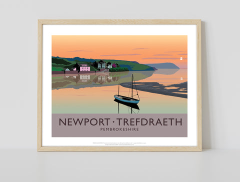 Newport- Trefdraeth By Artist Richard O'Neill - Art Print