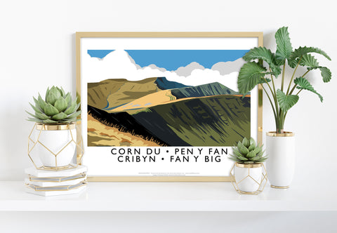 Corn Du Pen Y Fan Cribyn Fan Y Big - Art Print