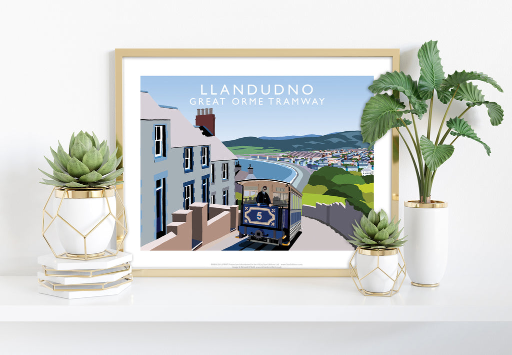 Llandudno, Wales 2 By Artist Richard O'Neill - Art Print