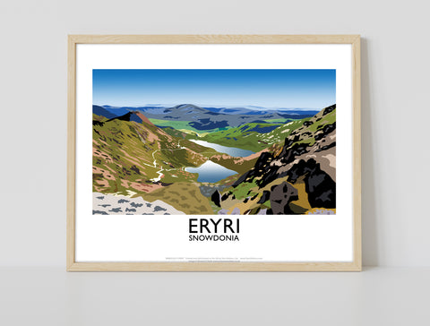 Eryri, Wales By Artist Richard O'Neill - Premium Art Print