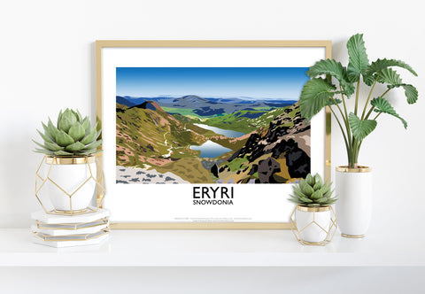 Eryri, Wales By Artist Richard O'Neill - Premium Art Print