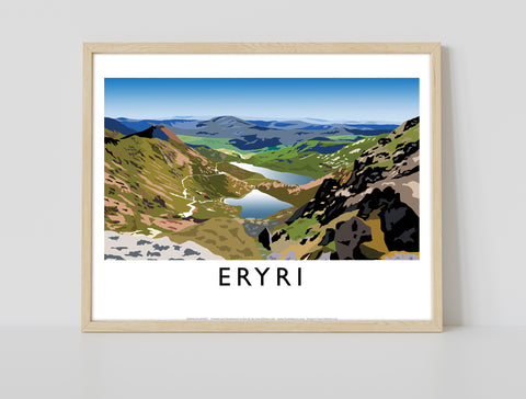 Eryri, Wales 2 By Artist Richard O'Neill - 11X14inch Premium Art Print