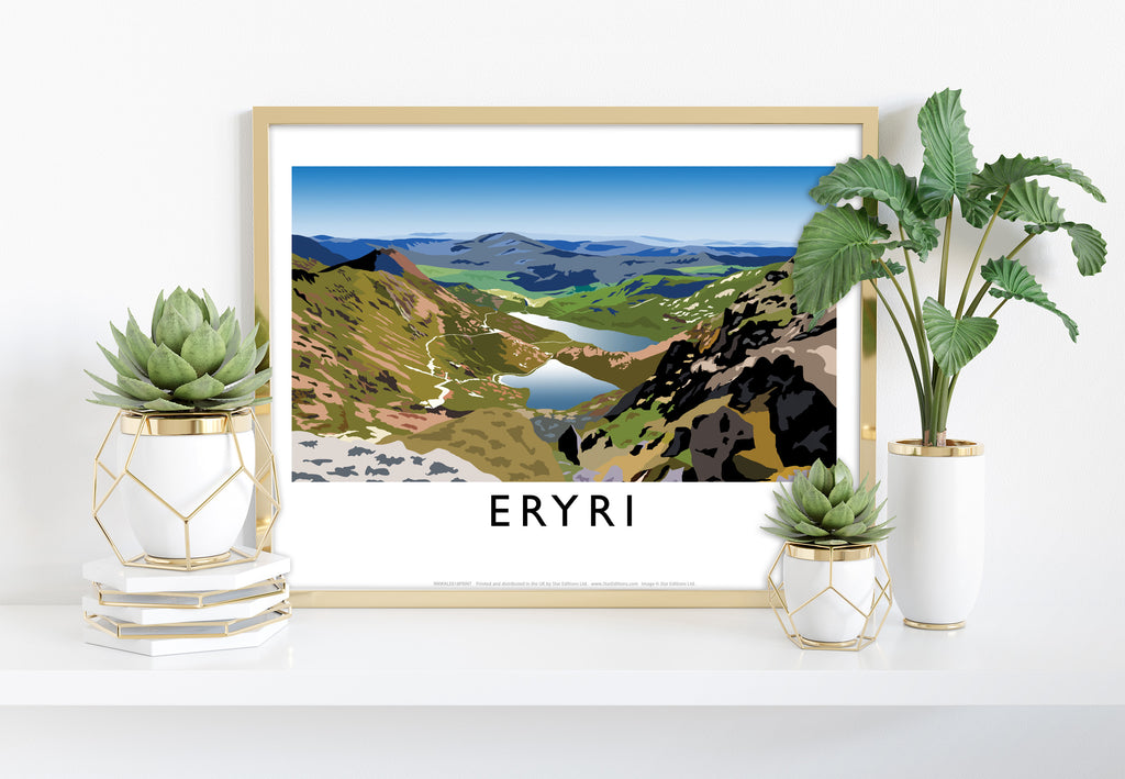 Eryri, Wales 2 By Artist Richard O'Neill - 11X14inch Premium Art Print