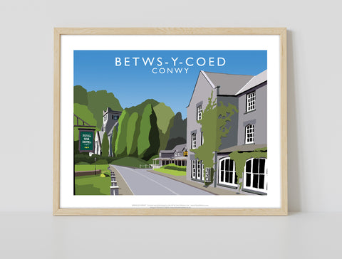 Betws-Y-Coed, Wales By Artist Richard O'Neill - Art Print