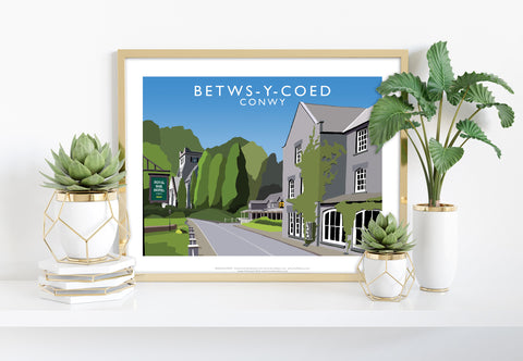 Betws-Y-Coed, Wales By Artist Richard O'Neill - Art Print