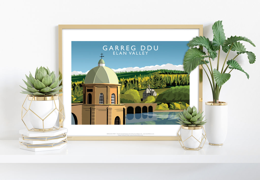 Garreg Ddu By Artist Richard O'Neill - Premium Art Print