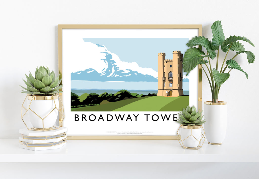 Broadway Tower By Artist Richard O'Neill - 11X14inch Premium Art Print