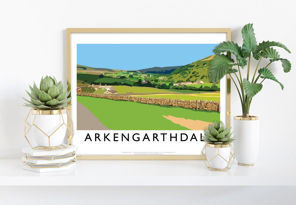 Arkengarthdale By Artist Richard O'Neill - 11X14inch Premium Art Print