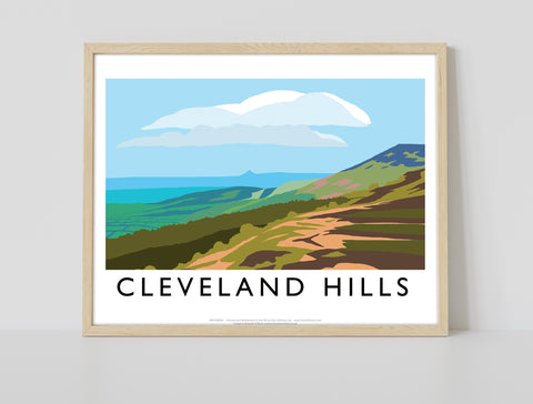 Cleveland Hills By Artist Richard O'Neill - Art Print